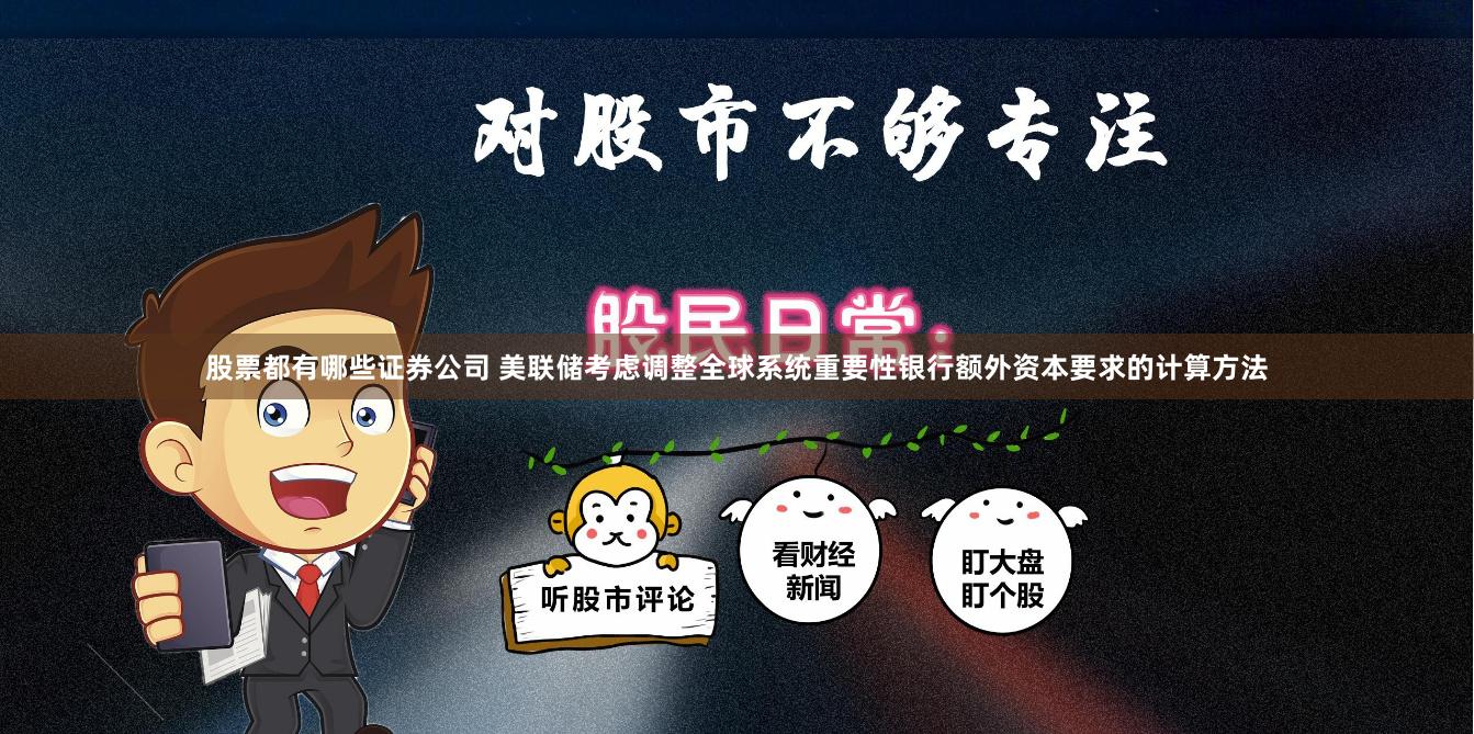 股票都有哪些证券公司 美联储考虑调整全球系统重要性银行额外资本要求的计算方法