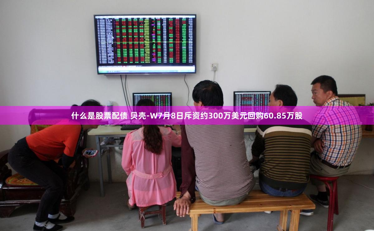 什么是股票配债 贝壳-W7月8日斥资约300万美元回购60.85万股